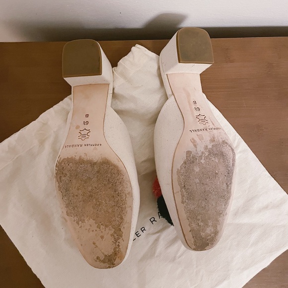 Loeffler Randall | Pom-Pom Canvas Mules | Size 6.5 - Picture 5 of 6